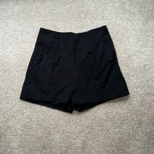 Princess Polly High Waist Black Shorts